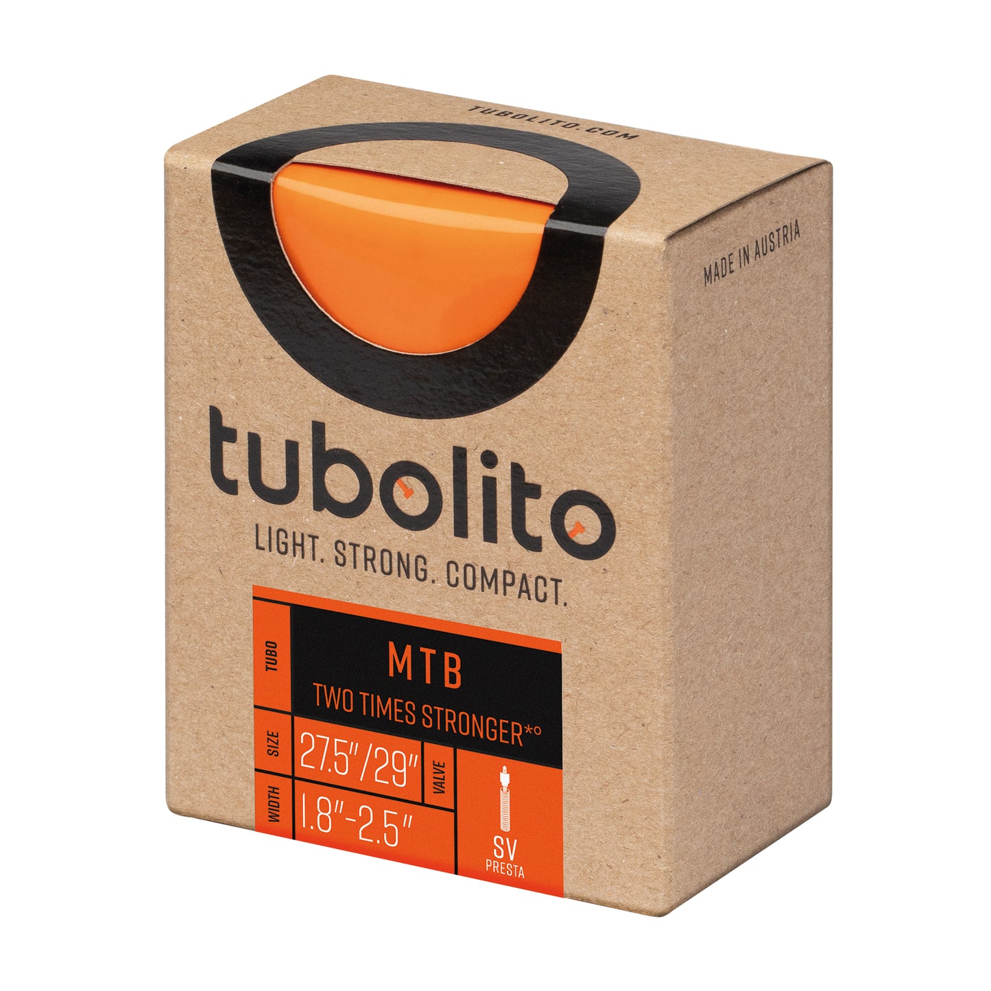 Tubolito Tubo 27.5 / 29" MTB 42mm Presta Valve in Orange (27.5 / 29 x 1.80 - 2.50")