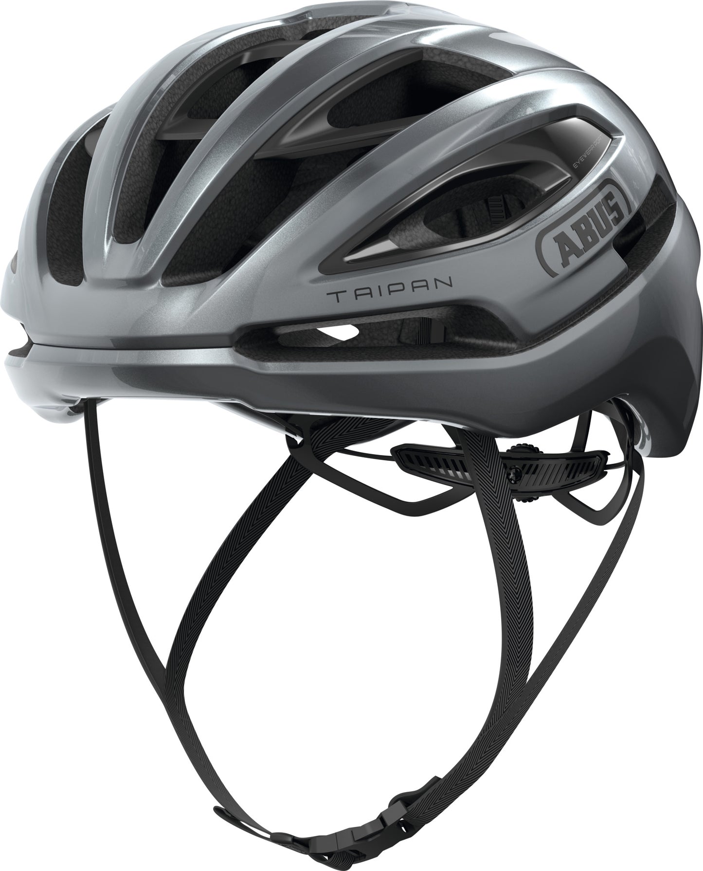 ABUS Taipan Gravel Elite Helmet in Graphite Silver (Made in Italy) - Large (57-61cm)