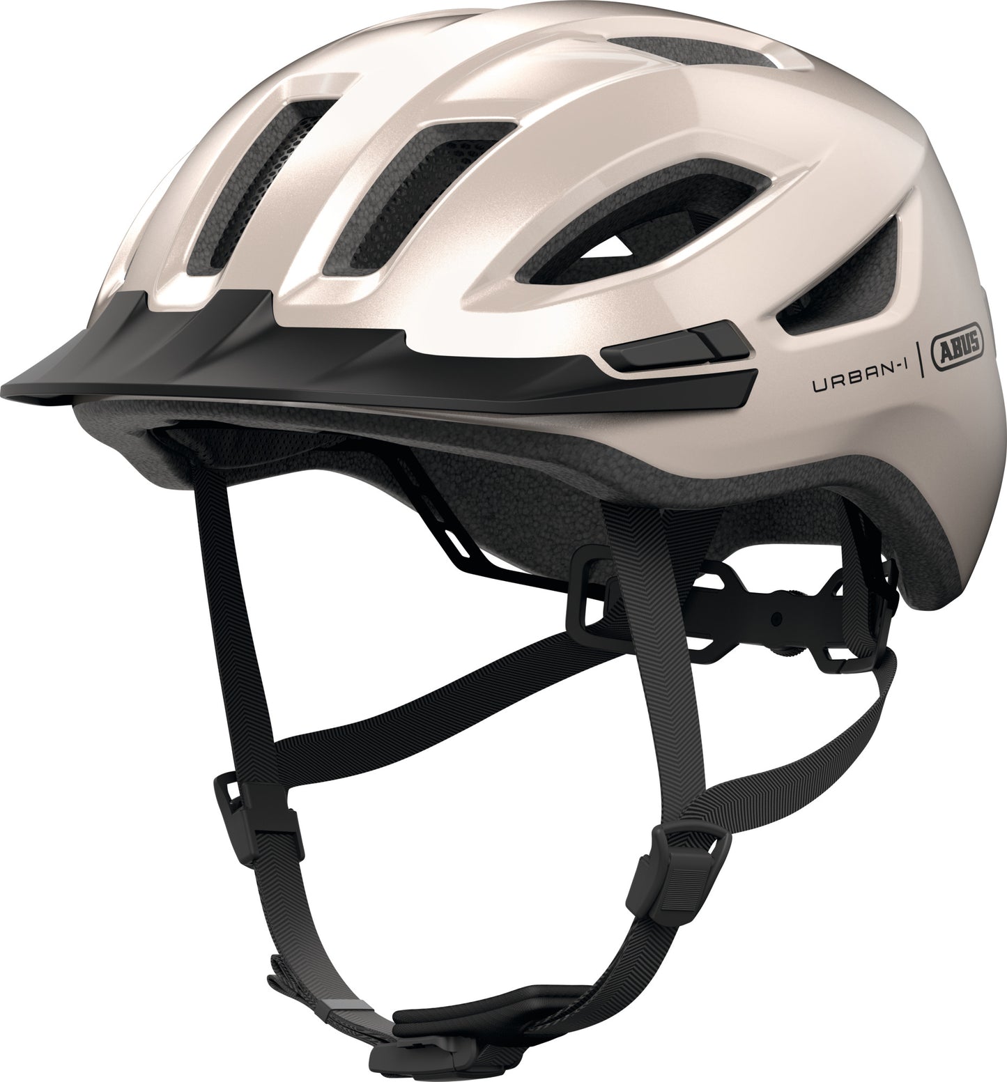 ABUS Urban I 4.0 LED Helmet in Champagne Gold - Large (57-61cm)