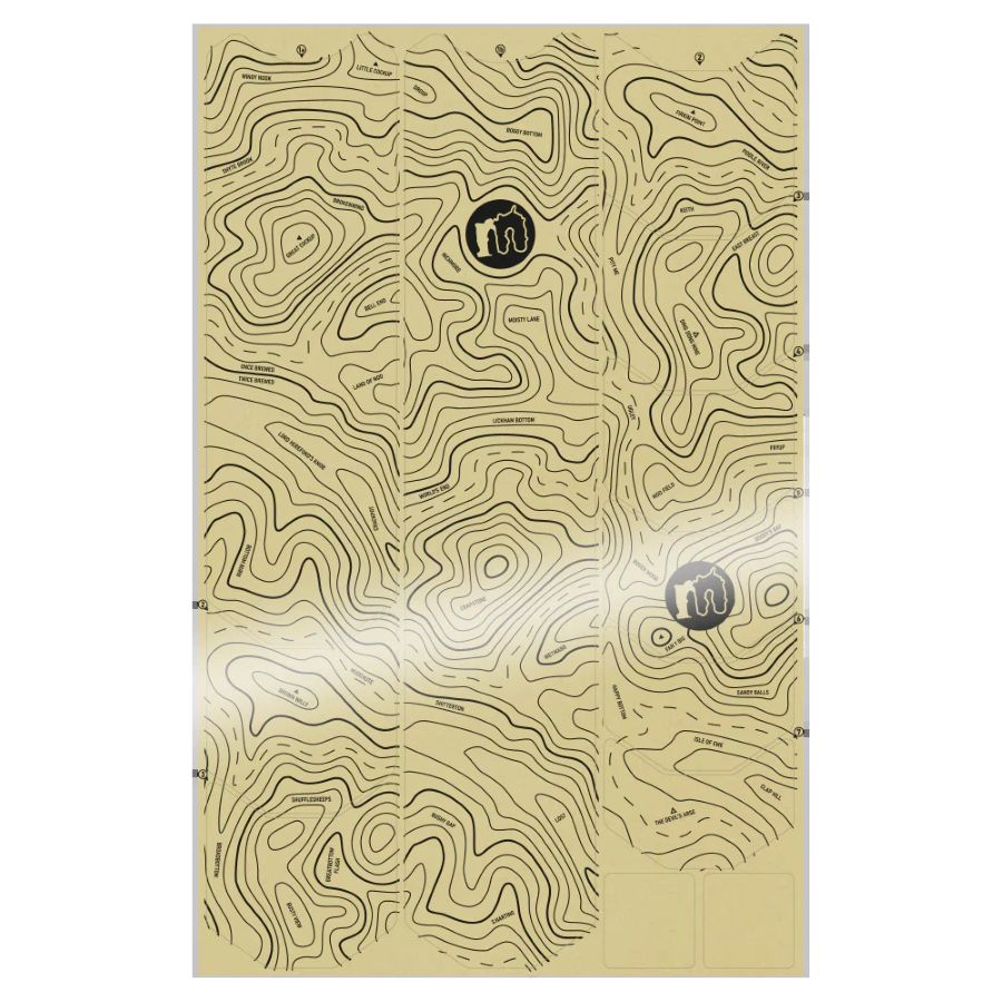 Mucky Nutz Skinz | Frame | Contours | Black - Black Gloss