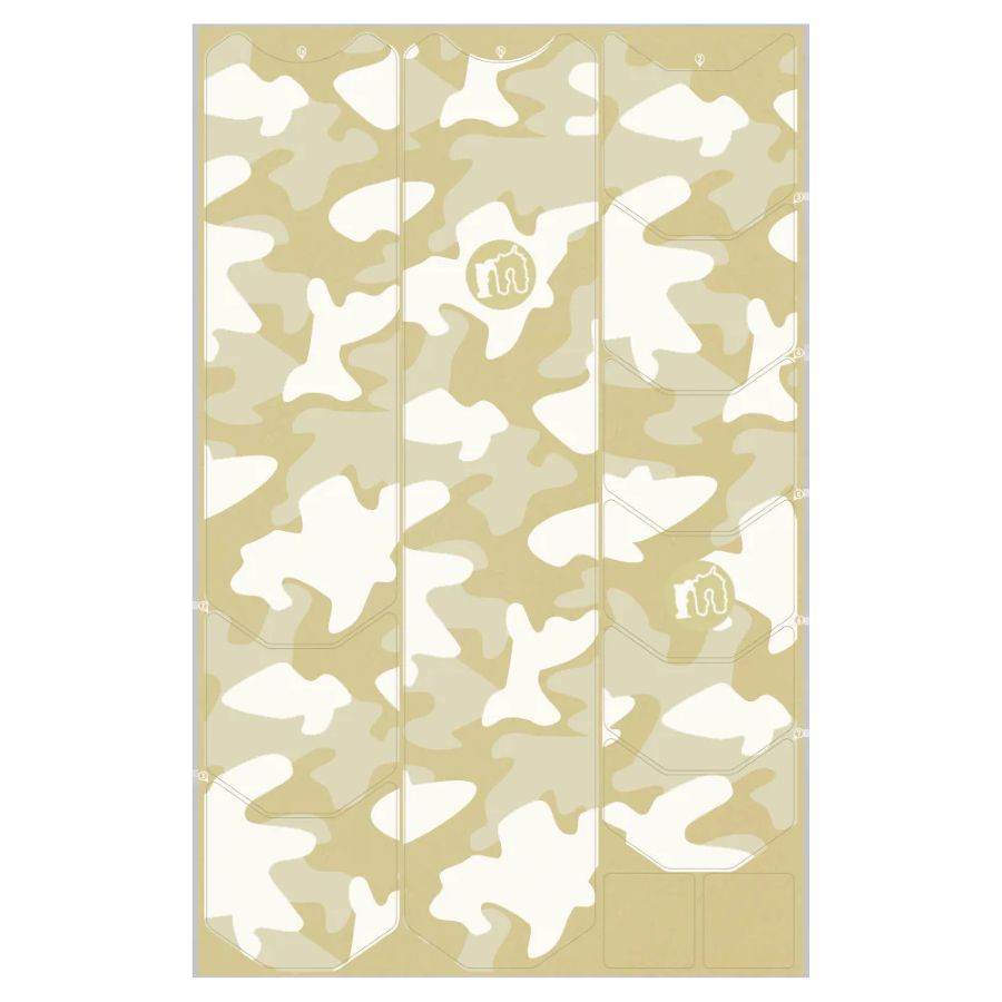 Mucky Nutz Skinz | Frame | Camo | White - White Gloss