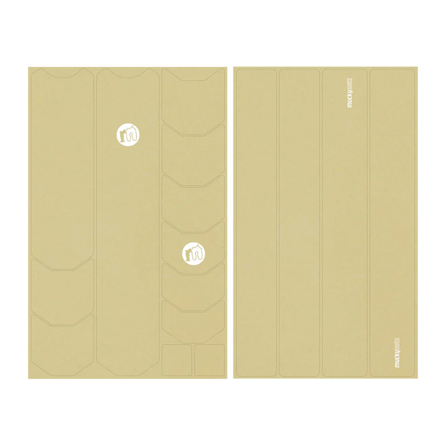 Mucky Nutz Skinz | Full Frame | Clear | White - White Gloss