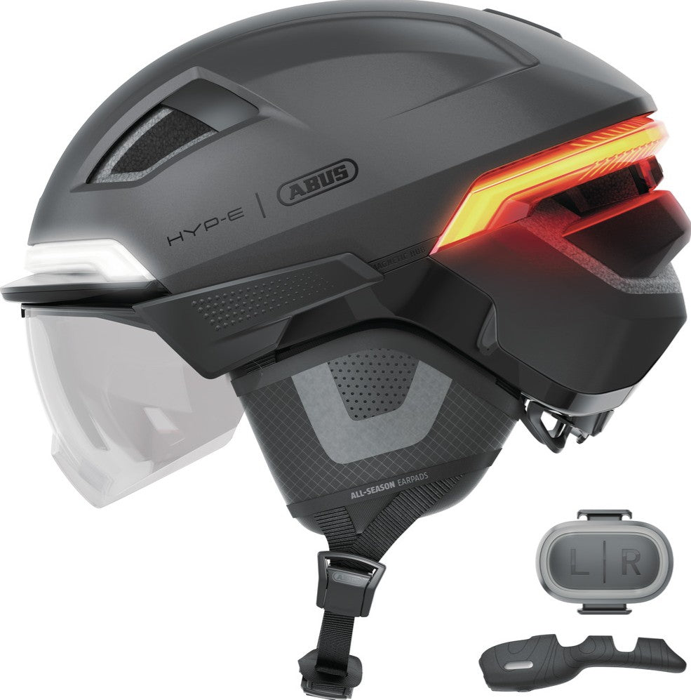 ABUS HYP-E BL.ACE Urban Commuting Helmet in Volcano Titan - Large (57-61cm)