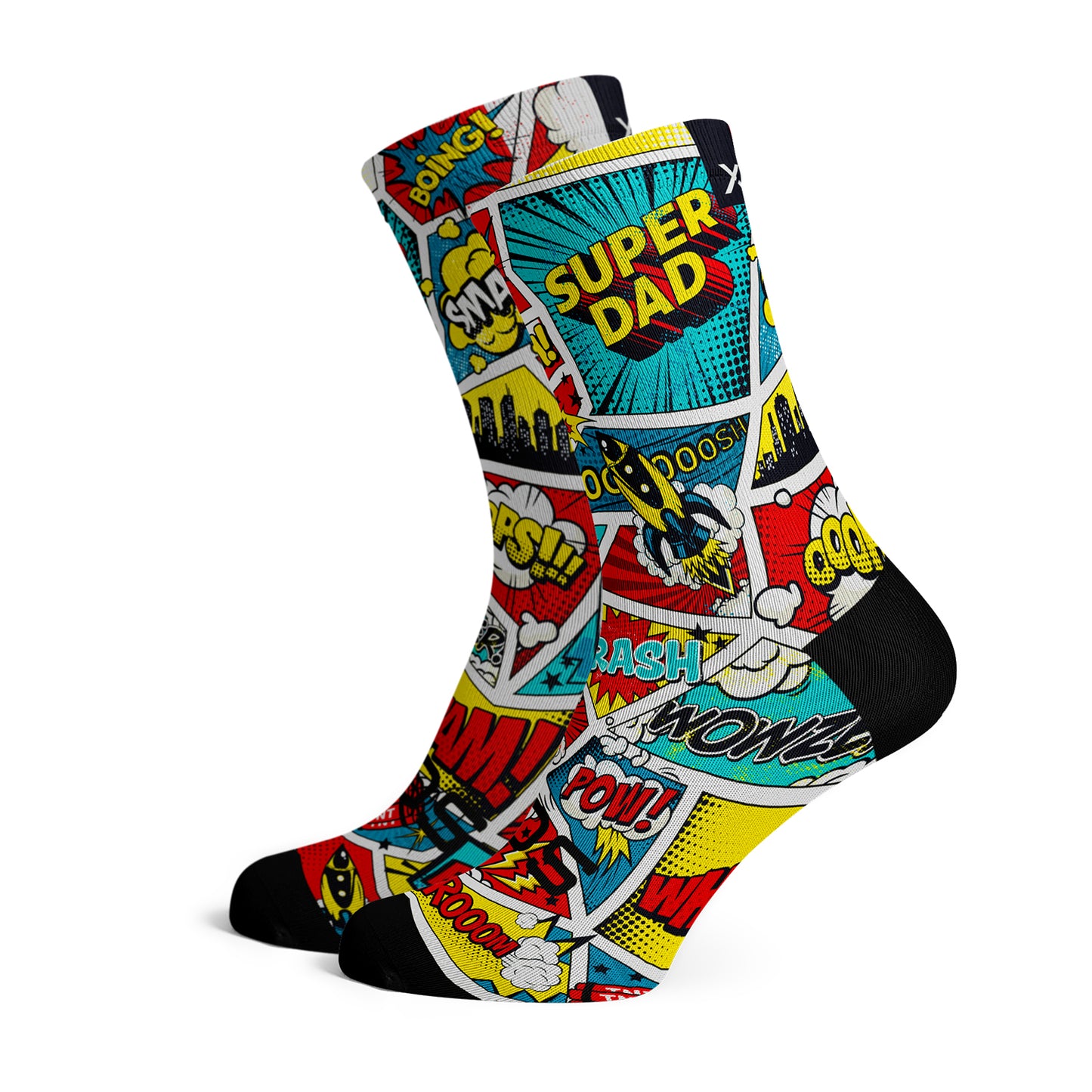 Sox Footwear Super Dad 6.0 Premium Crew Socks - Large (UK 8-12)