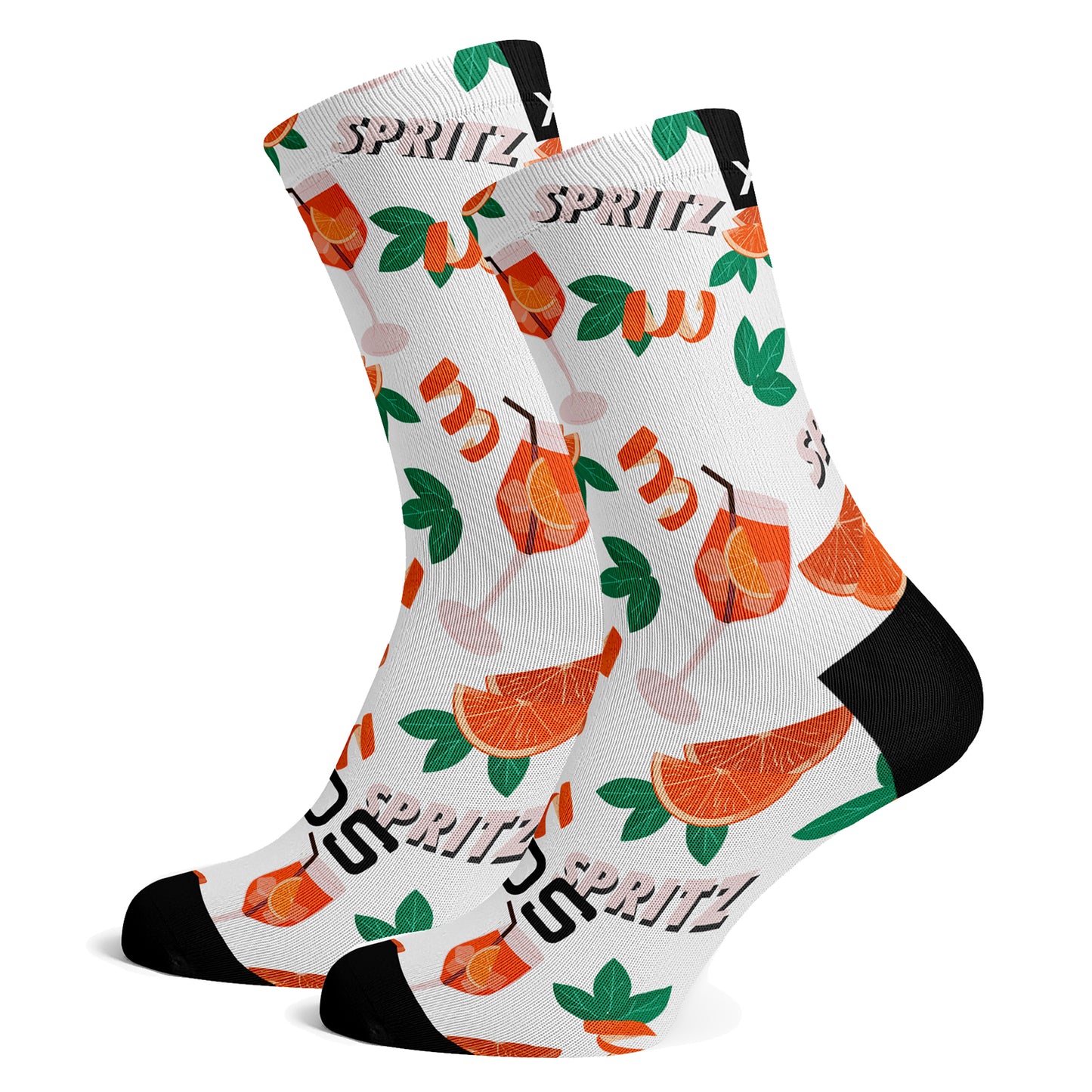 Sox Footwear Spritz Bright & Fun Premium Crew Socks - Large (UK 8-12)