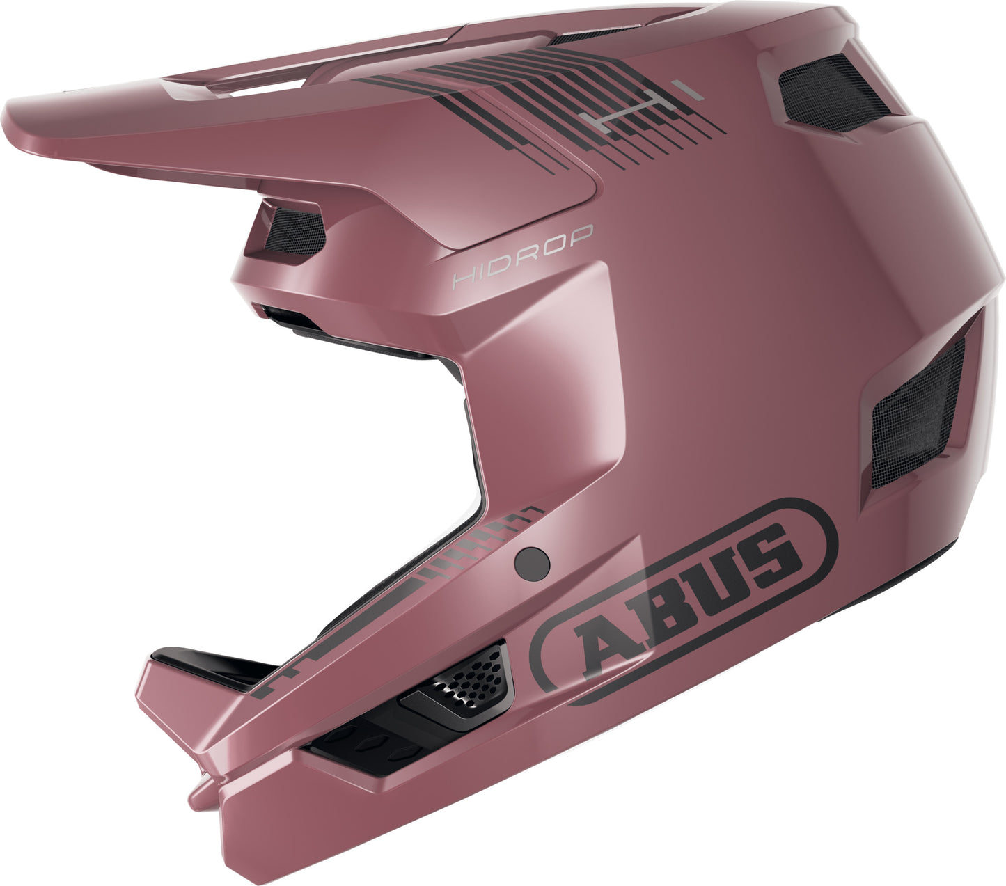ABUS HiDrop MTB Full Face Helmet in Blush Red - Large (59-60cm)