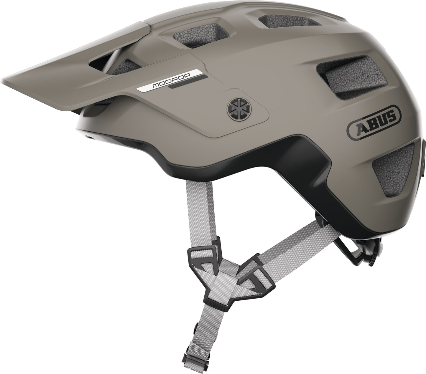 ABUS MoDrop MTB Helmet in Dust Grey - Large (57-61cm)