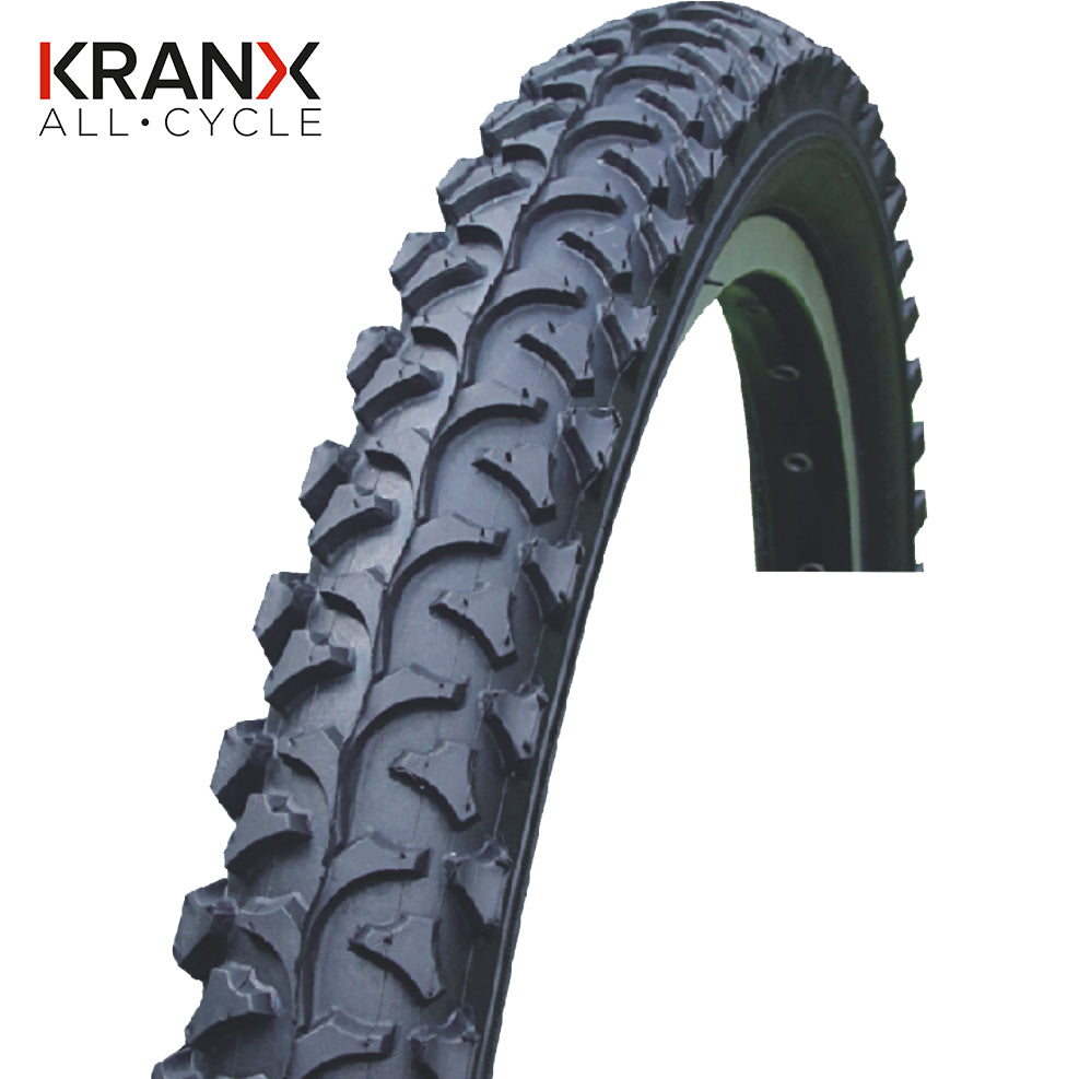 KranX Grapple Junior MTB Tyre in Black (Wired) - 20 x 2.125"