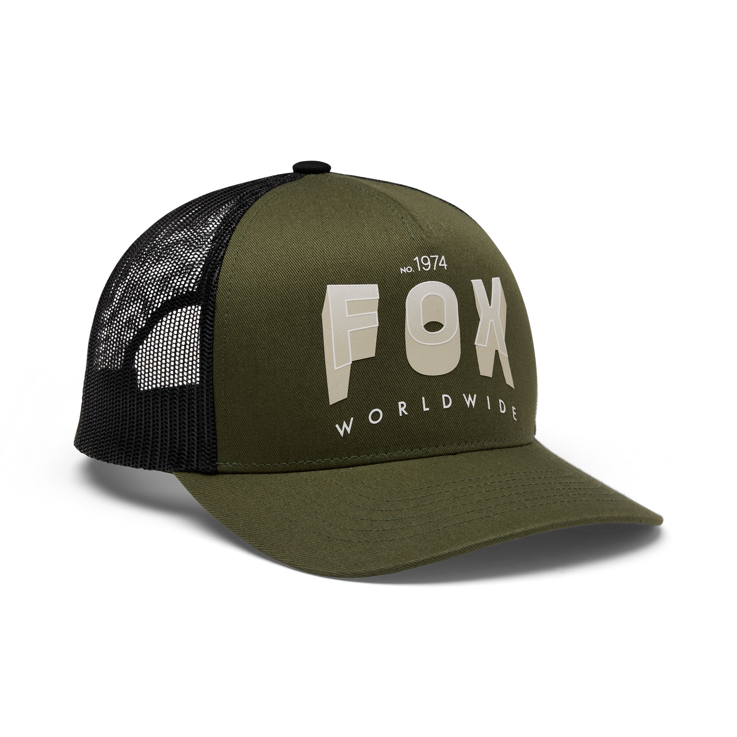 Fox Block Mesh Trucker Hat